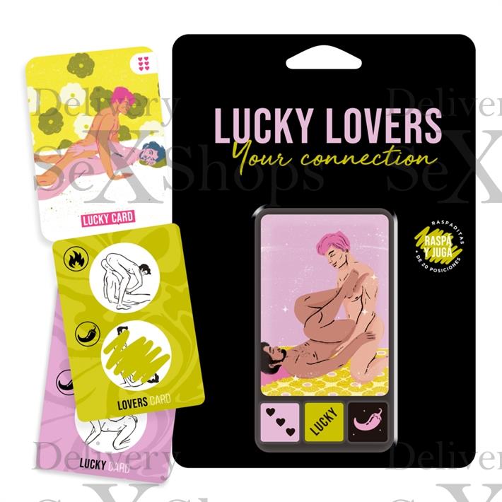  Juego de cartas y dados Lucky Lovers your connection masculino 